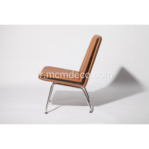 Chaise Airline CH401 en cuir véritable